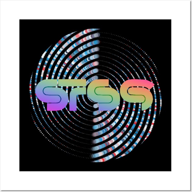 STS9 Trippy Circle Wall Art by GypsyBluegrassDesigns